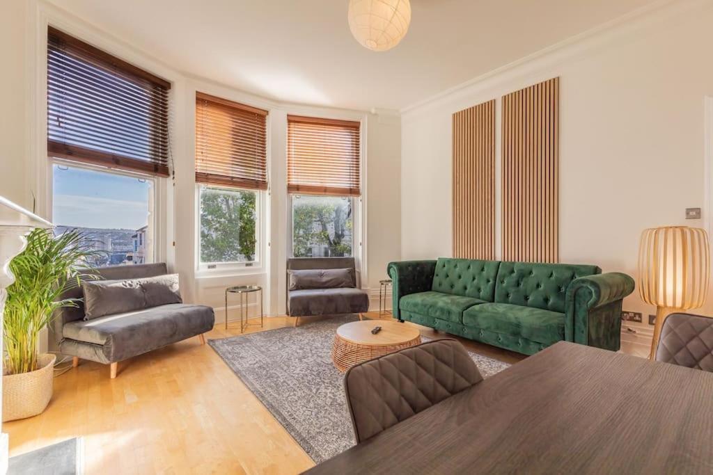 Apartamento Victorian Flat Close To Station With Large Garden Brighton Exterior foto